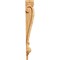 Ekena Millwork 6 3/4"W x 4 1/4"D x 27 1/2"H Extra Large Acanthus Pilaster Corbel, Red Oak CORW07X04X27PARO - alternate 2